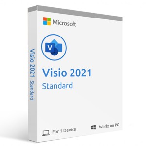 Microsoft Visio Standard 2021 Windows (Email delivery)