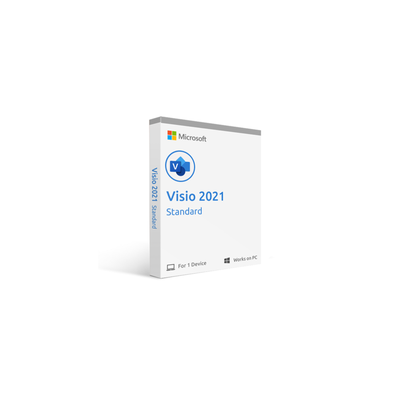 Microsoft Visio Professional 2021 Windows (Email delivery)