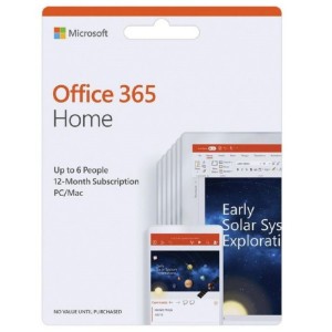 Microsoft Office 365 Family 6 users PC/MAC 1Yr Subscription (DOWNLOAD)